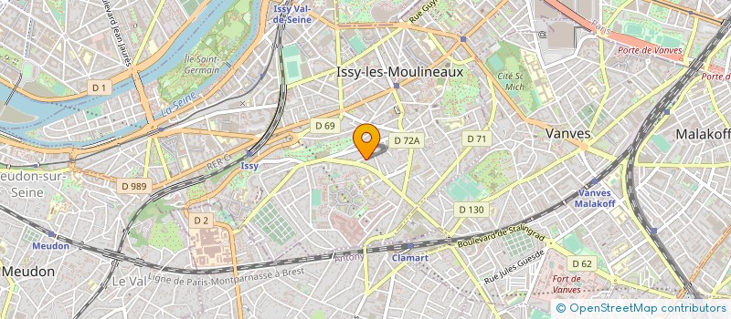localisation de l'entreprise ESPAXIA à ISSY-LES-MOULINEAUX