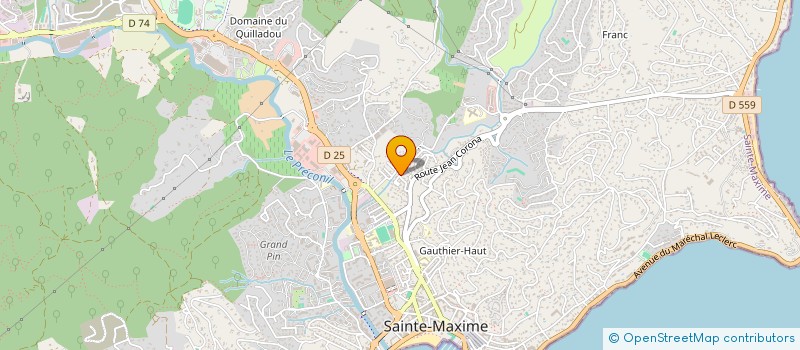 localisation de l'entreprise ESPE 07 à SAINTE-MAXIME