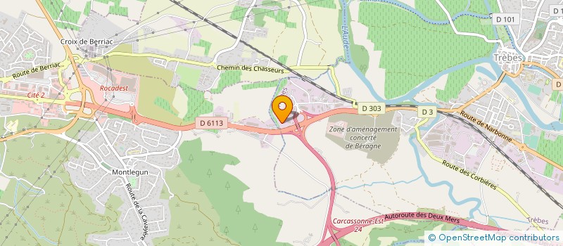 localisation de l'entreprise ESPE EMBALLAGES  TREBES