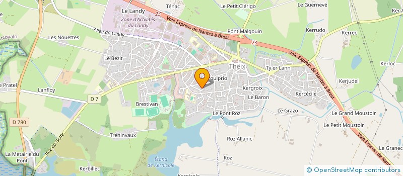 localisation de l'entreprise ESPECALINE  THEIX-NOYALO