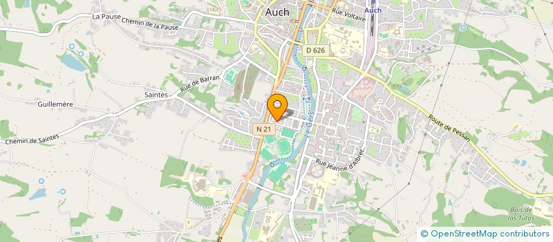 localisation de l'entreprise ESPELIDA  AUCH