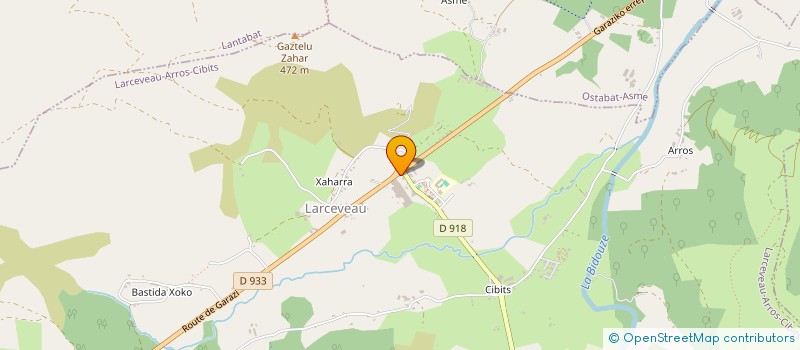 localisation de l'entreprise ESPELLETENIA  LARCEVEAU-ARROS-CIBITS