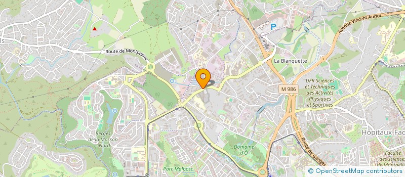 localisation de l'entreprise ESPELT BUNEL à MONTPELLIER