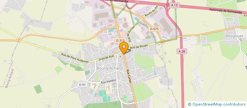 localisation de l'entreprise ESPER - EDUCATION SANTE POUR LES ENFANTS ROUMOIS  BOURG-ACHARD