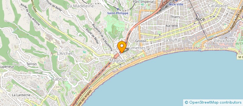 localisation de l'entreprise ESPER SPORTIV OUVRIE MADELEINE à NICE