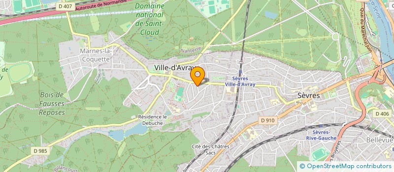 localisation de l'entreprise ESPERA  VILLE-D'AVRAY