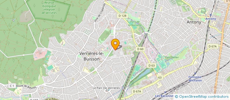 localisation de l'entreprise ESPERAN'BIO à VERRIERES-LE-BUISSON