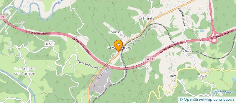 localisation de l'entreprise ESPERANCA  GIMEL-LES-CASCADES