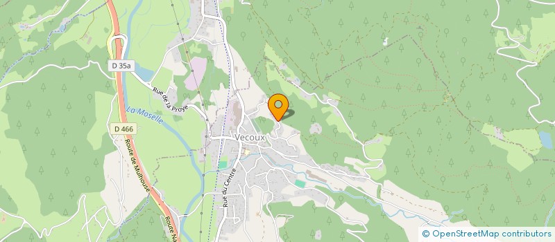 localisation de l'entreprise ESPERANCA 88  VECOUX