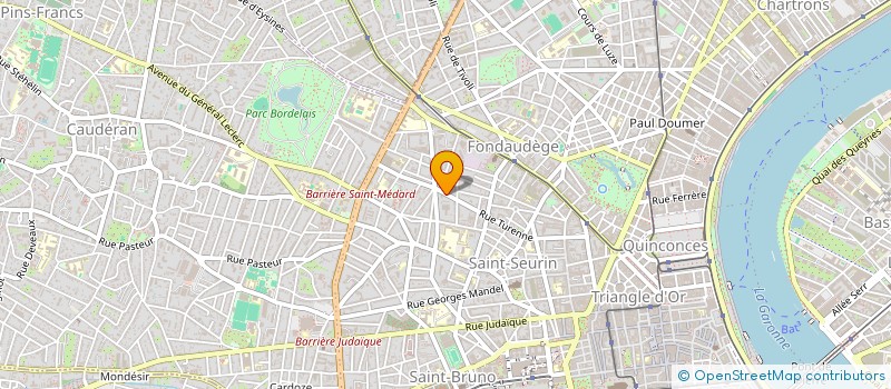 localisation de l'entreprise ESPERANCE 33  BORDEAUX