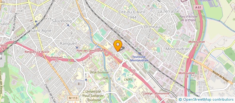 localisation de l'entreprise ESPERANCE à TOULOUSE