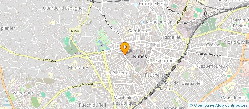 localisation de l'entreprise ESPERANCE  NIMES