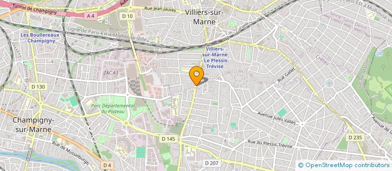 localisation de l'entreprise ESPERANCE à VILLIERS-SUR-MARNE