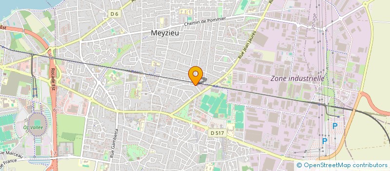 localisation de l'entreprise ESPERANCE  MEYZIEU