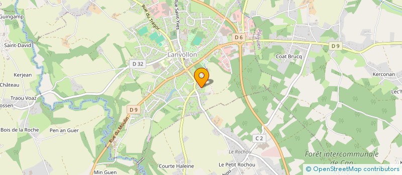 localisation de l'entreprise ESPERANCE  LANVOLLON