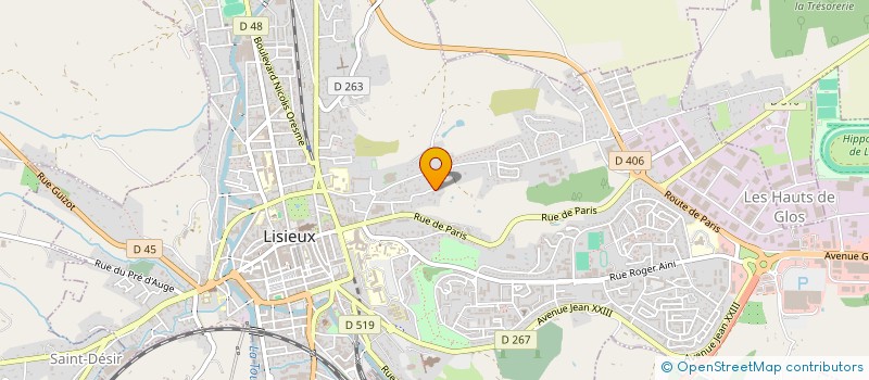 localisation de l'entreprise ESPERANCE à LISIEUX
