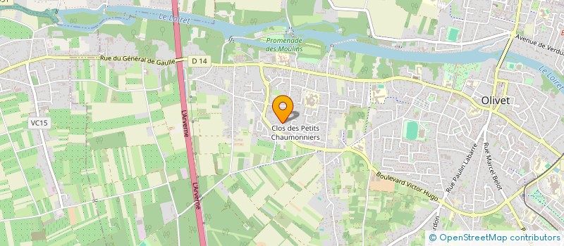 localisation de l'entreprise ESPERANCE à OLIVET