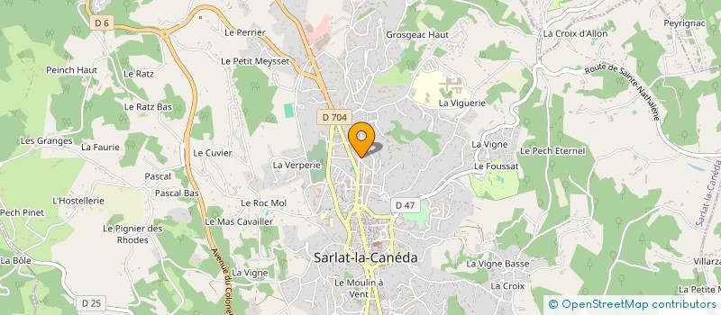 localisation de l'entreprise ESPERANCE à SARLAT-LA-CANEDA
