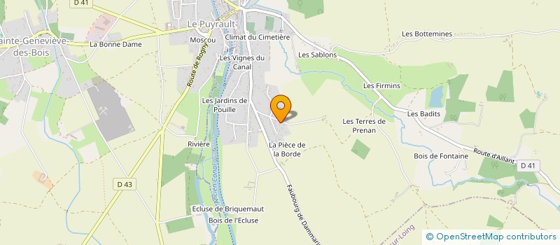 localisation de l'entreprise ESPERANCE 92  CHATILLON-COLIGNY