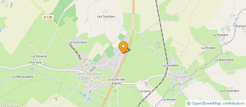 localisation de l'entreprise ESPERANCE  SAINT-PARDOUX-SOUTIERS