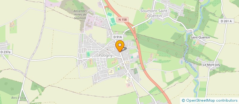 localisation de l'entreprise ESPERANCE  POTIGNY