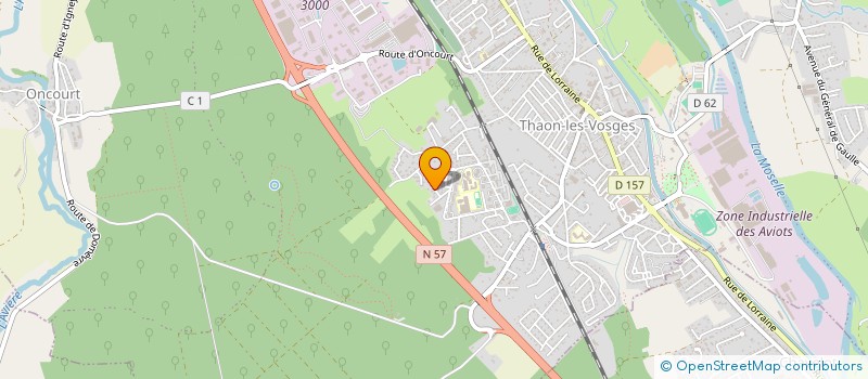 localisation de l'entreprise ESPERANCE  THAON-LES-VOSGES