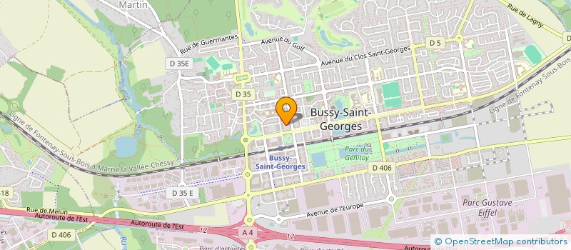 localisation de l'entreprise ESPERANCE BUSSY à BUSSY-SAINT-GEORGES