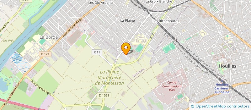 localisation de l'entreprise ESPERANCE CYCLISTE DE SARTROUVILLE  SARTROUVILLE