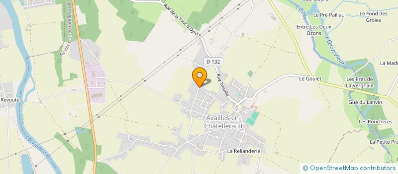 localisation de l'entreprise ESPERANCE D'AVAILLES EN CHATELLERAULT  AVAILLES-EN-CHATELLERAULT