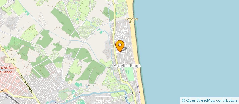 localisation de l'entreprise ESPERANCE DECHA à ARGELES-SUR-MER