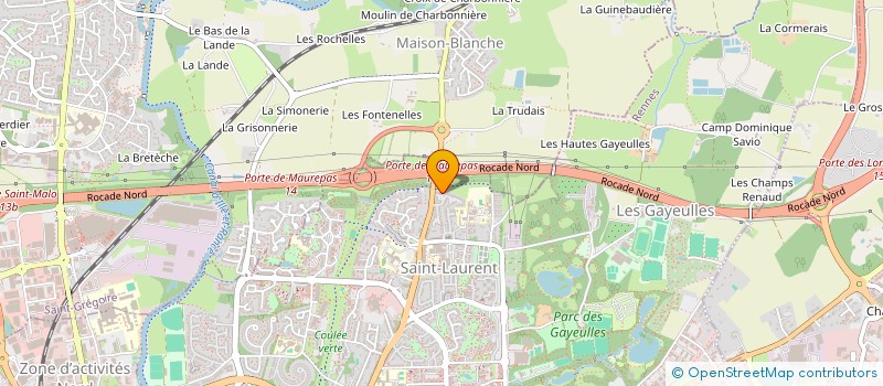 localisation de l'entreprise ESPERANCE DES NATIONS  RENNES