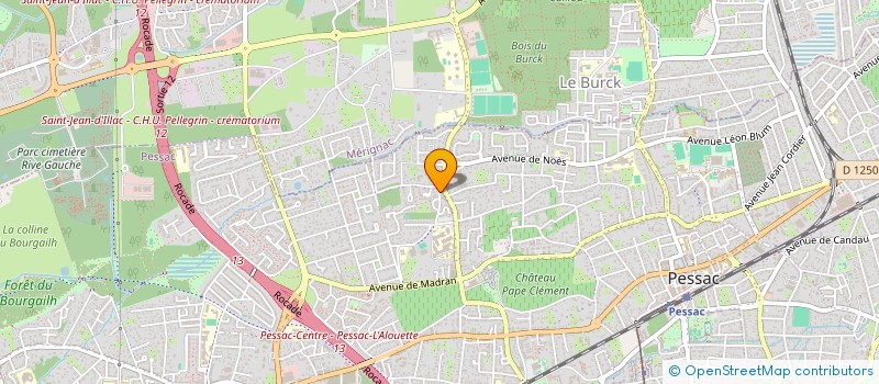 localisation de l'entreprise ESPERANCE - ELIKIA à PESSAC