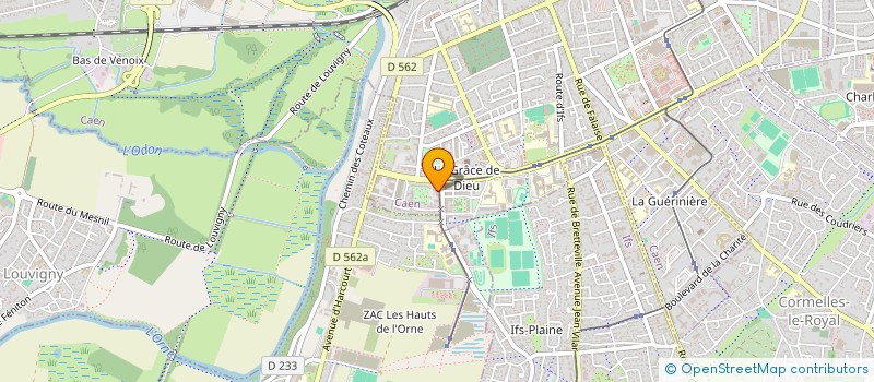 localisation de l'entreprise ESPERANCE ET JEUNESSE à CAEN