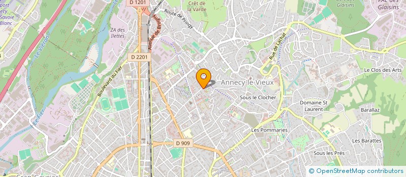 localisation de l'entreprise ESPERANCE III à ANNECY