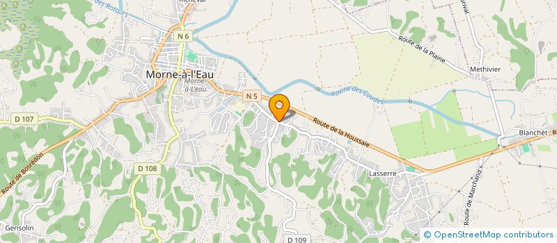localisation de l'entreprise ESPERANCE LOCATION à MORNE A L'EAU