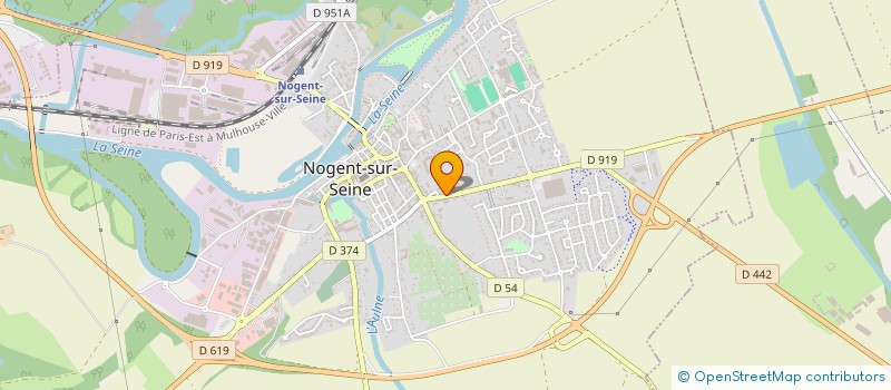 localisation de l'entreprise ESPERANCE NOGENT ROMILLY NATATION à NOGENT-SUR-SEINE