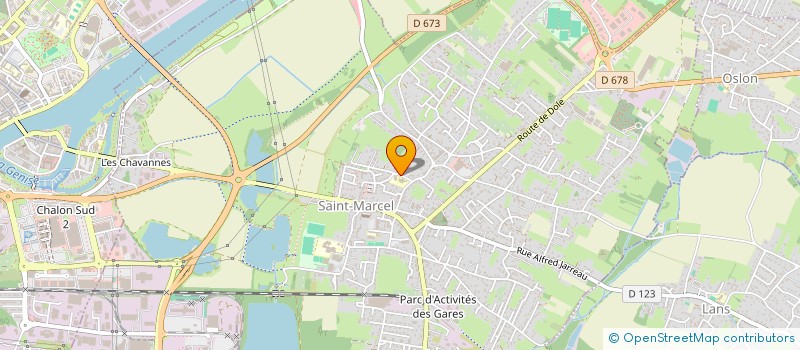 localisation de l'entreprise ESPERANCE PETANQUE  SAINT-MARCEL