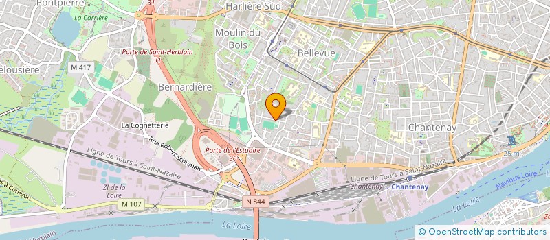 localisation de l'entreprise ESPERANCE SAINT YVES à NANTES