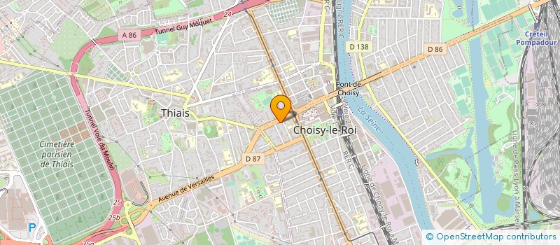 localisation de l'entreprise ESPERANCE SECURITE PRIVEE à CHOISY-LE-ROI