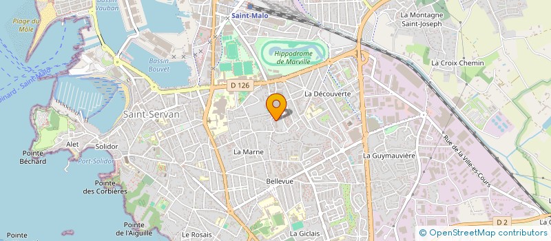 localisation de l'entreprise ESPERANCE SOLIDARITE à SAINT-MALO