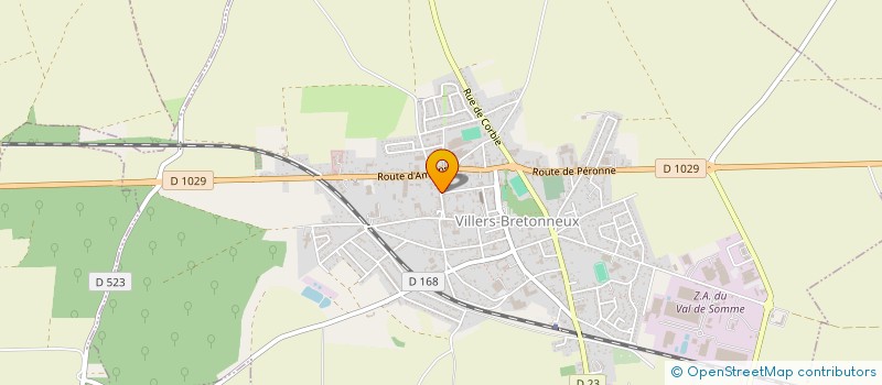 localisation de l'entreprise ESPERANCE SPORTIVE à VILLERS-BRETONNEUX