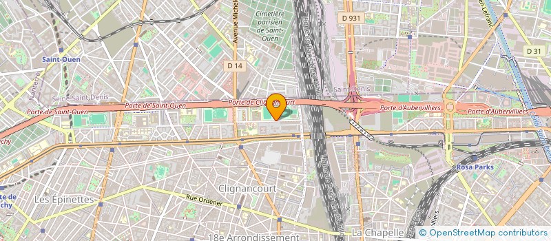 localisation de l'entreprise ESPERANCE SPORTIVE PARISIENNE  PARIS