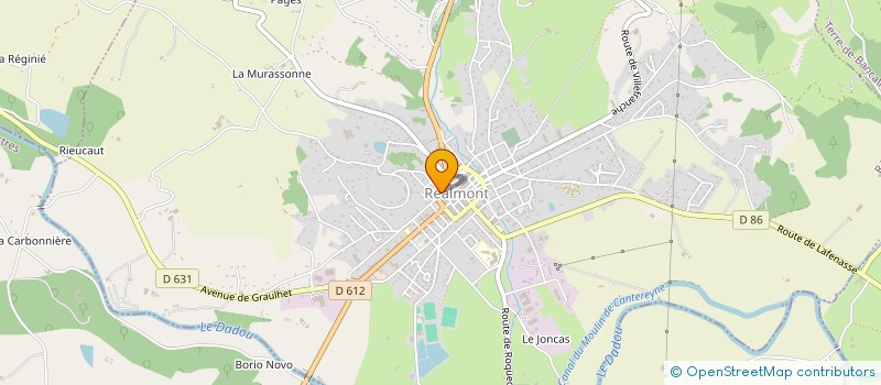 localisation de l'entreprise ESPERANCE SPORTIVE REALMONTOISE à REALMONT