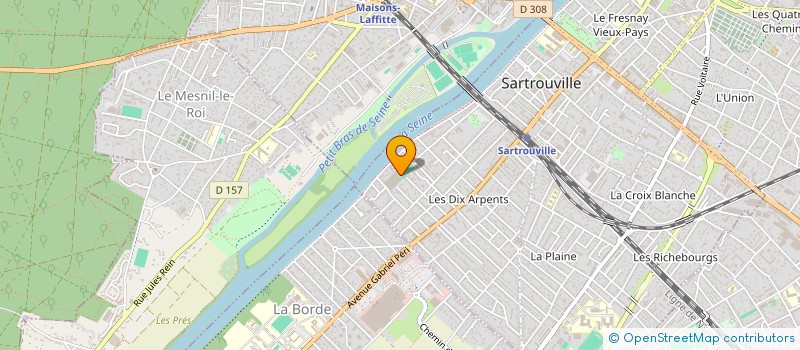 localisation de l'entreprise ESPERANCE SPORTIVE SARTROUVILLE (ESS) à SARTROUVILLE