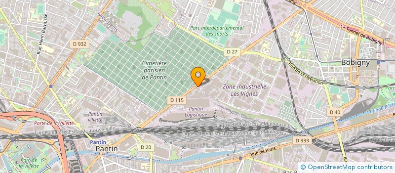 localisation de l'entreprise ESPERANCE TRANSPORT à BOBIGNY
