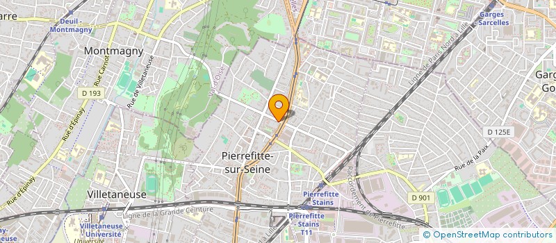 localisation de l'entreprise ESPERANCE TRANSPORTS  PIERREFITTE-SUR-SEINE