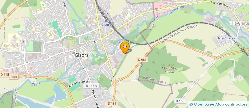 localisation de l'entreprise ESPERANCE27  GISORS