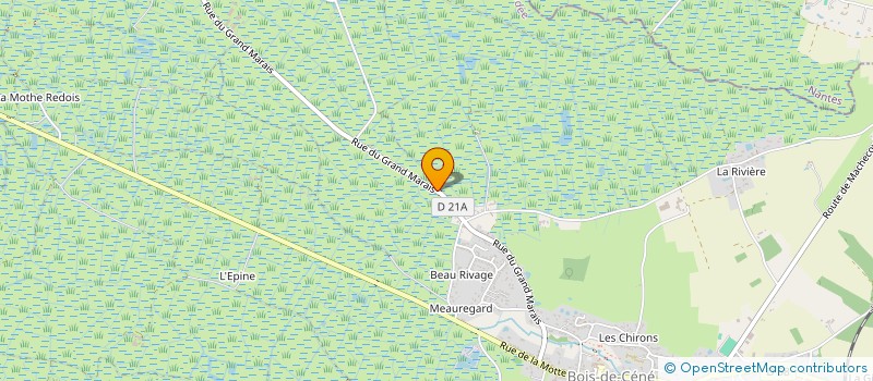 localisation de l'entreprise ESPERANCEDES4PATTES85  BOIS-DE-CENE