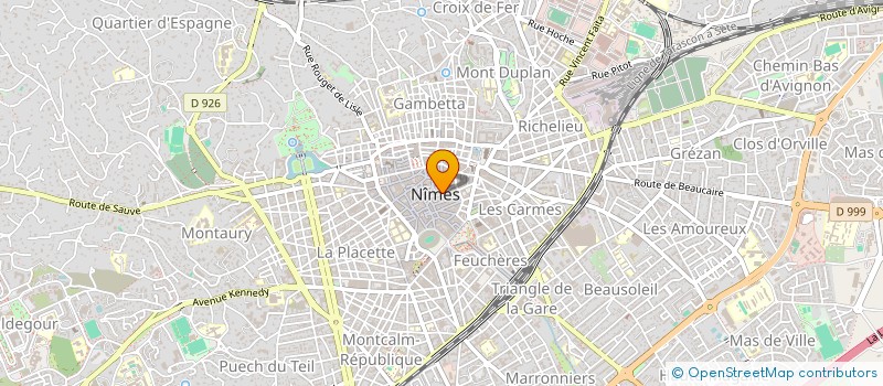 localisation de l'entreprise ESPERANCES à NIMES
