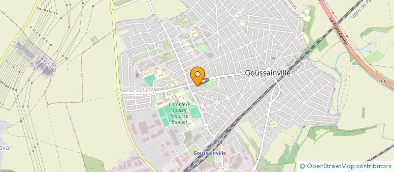 localisation de l'entreprise ESPERANSA CLUB  GOUSSAINVILLE